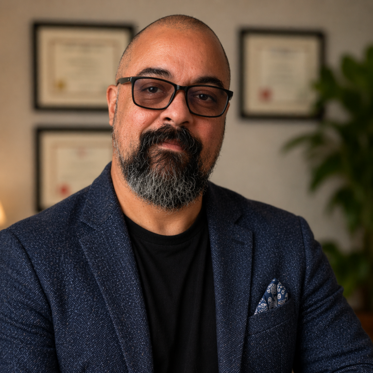 Professional portrait with a touch of warmth 768x768